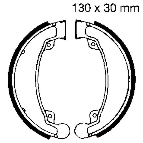 Brake hangers with springs - hangers, ebc