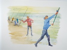 Original Watercolour 'Beach