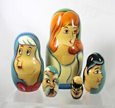 5 pcs Russian Nesting Doll - Matryoshka Disney Characters