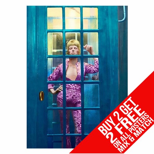 David bowie bb6 poster art - david,
