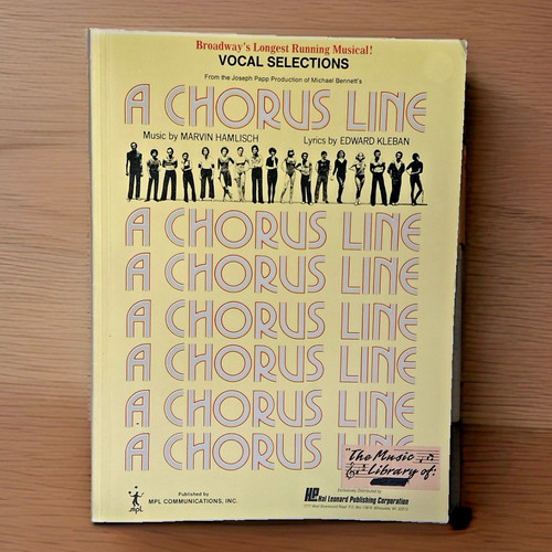 Chorus line vocal - line,