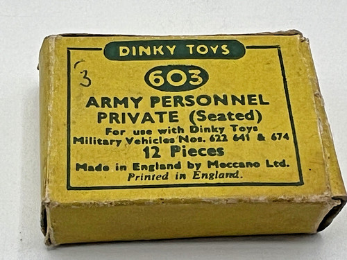 Dinky toys 603 - 603, personnel