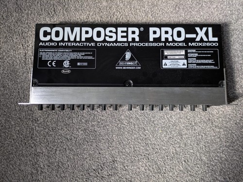Behringer mdx 2600 composer - behringer,