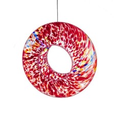 Handcrafted Red glass bird