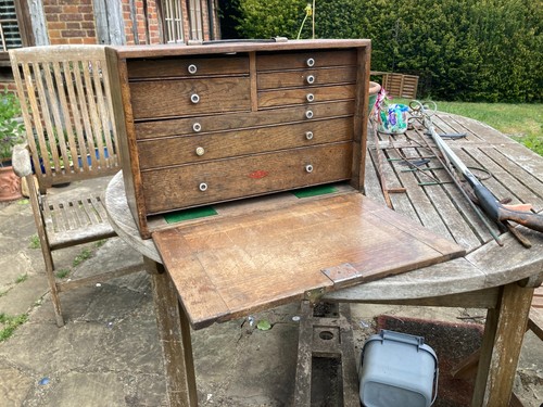 Vintage neslein tool chest - neslein,