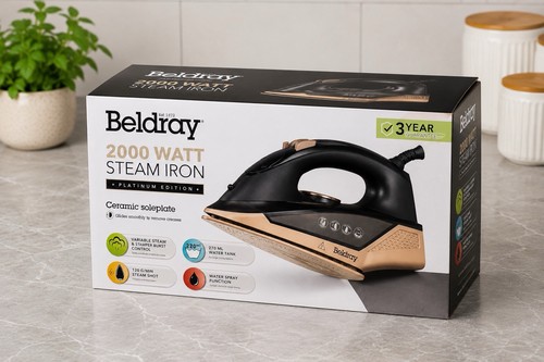 Beldray steam iron ceramic - beldray,