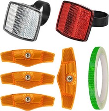 Bike Reflector Set: Front &