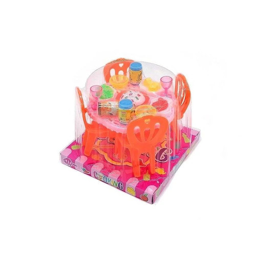 Table with chairs for dolls - table,