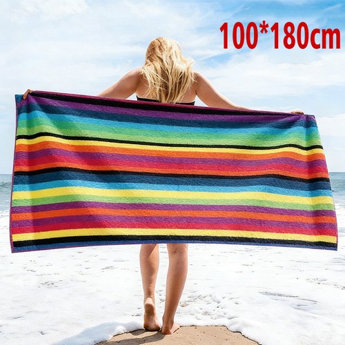 Travel towel striped extra - travel,