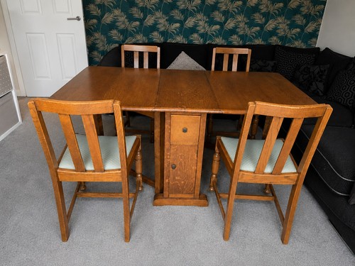 Vintage mid century solid oak - vintage,