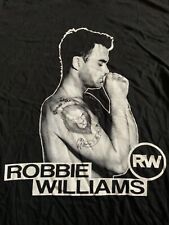 ROBBIE WILLIAMS NEW BLACK T-SHIRT SIZE X LARGE