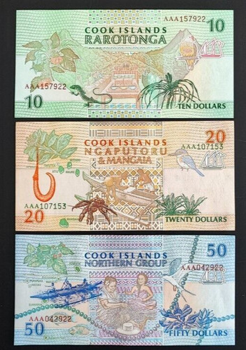 Cook islands dollars - 3, (p