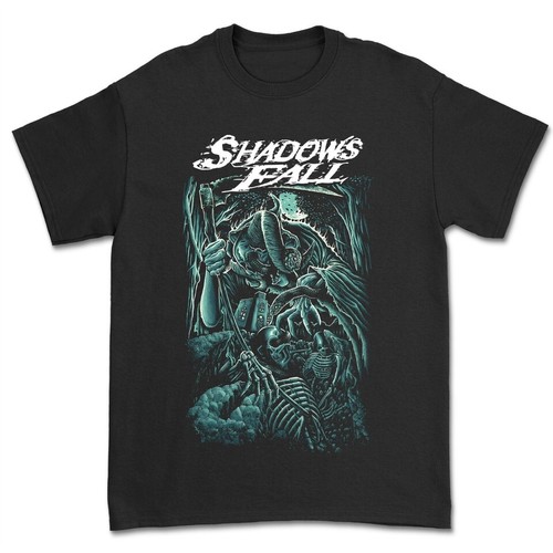 Shadows fall black - black, cotton
