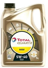 Total Quartz 9000 5W40 5L for Peugeot Citroen BMW Synthetic Engine Oil