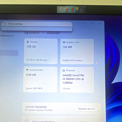 Pavilion 14in silver laptop - hp,
