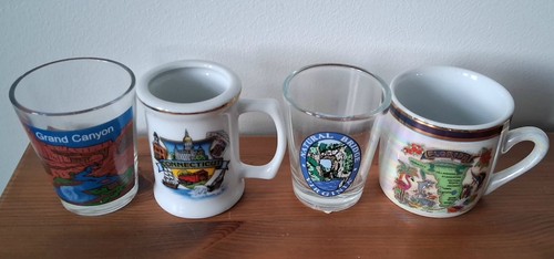 Four glass shot - glass,