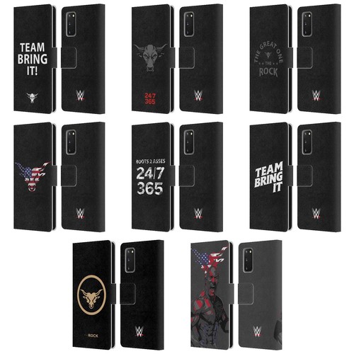 Official wwe the rock leather - official,