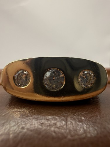 Vintage 9ct yellow gold gypsy - 9ct,