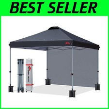 Black Outdoor Canopy with One