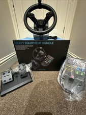 Logitech Heavy Equipment Bundle-farm Simulation Wheel,side panel (Free Postage)