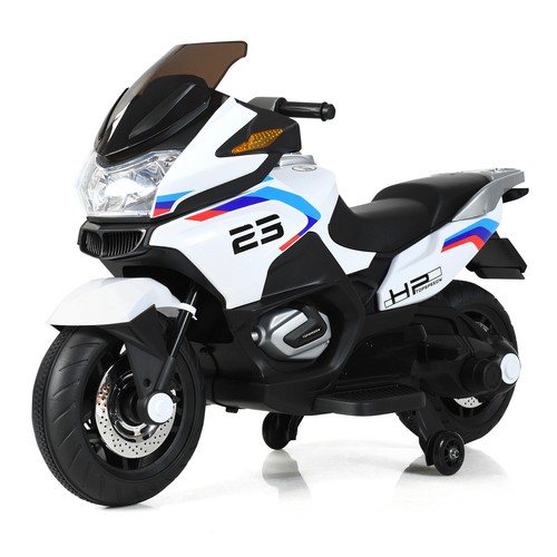 Kids ride motorbike - kids, on