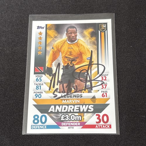 Signed marvin andrews - signed,