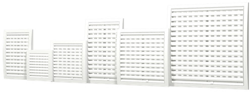 White air vent - white, grille