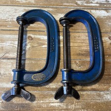 2 VINTAGE RECORD 5” G CLAMPS