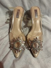 Be Mine Clear Heels Size 3 New