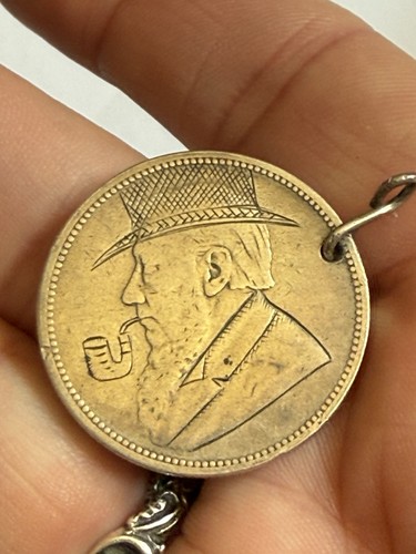 Engraved coin trench art - coin,