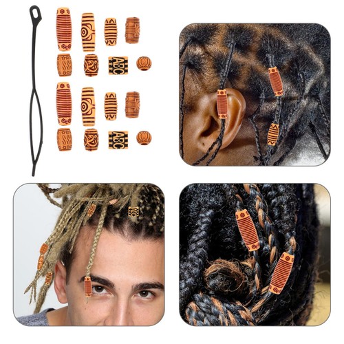 40pcs reusable wooden hair - 40pcs,