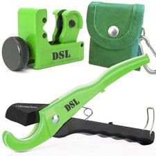 DSL Plastic Pipe Cutter & Mini Tube Cutter Twin Pack Plastic & Matel Pipe Shear