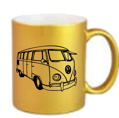 Car van printed - mug, beetle