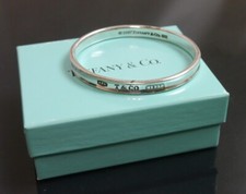 Authentic Tiffany & Co. Bangles 1837 Sterling Silver US: #3185