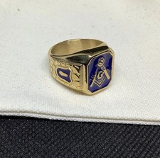 Vintage style masonic ring - style,