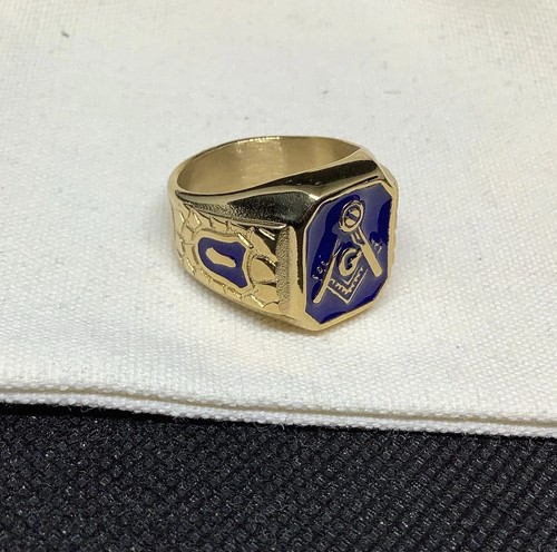 Vintage style masonic ring - vintage,