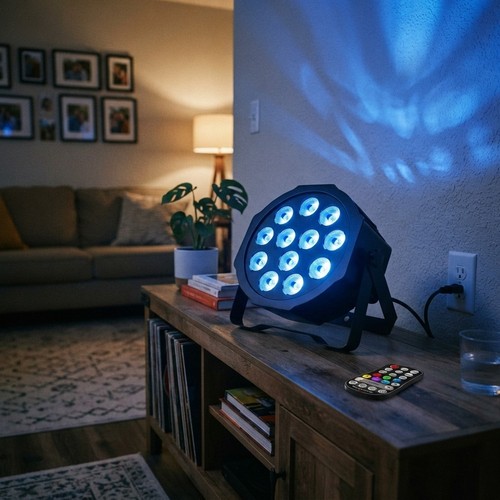 Rgbw rechargeable led par can - led,