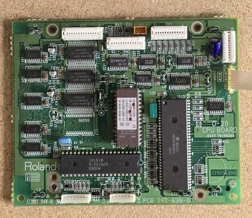Roland d20 cpu - -, parts