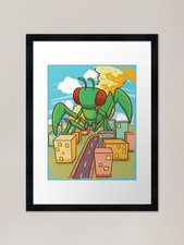 Giant praying mantis discovers