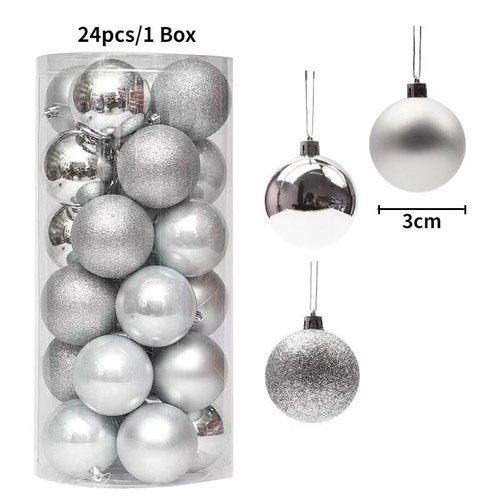 30mm christmas decor baubles - christmas,