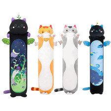 Long Cat Plush Pillow Sleeping