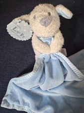 M&S Blue and beige Puppy Baby