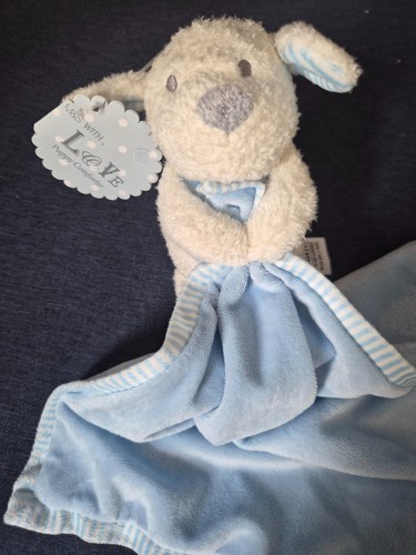 Blue and beige puppy - m&s,
