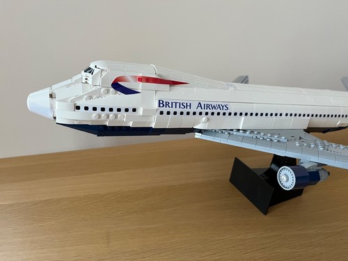 Lego b747 british airways - lego,