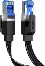 UGREEN Ethernet Cable 8M, Cat 8 Internet Cable Flat High-Speed 40Gbps 2000Mhz