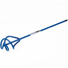 Drill mixing paddle mixer 60x320x6mm 'Propeller' Paint Plaster round rod Painted