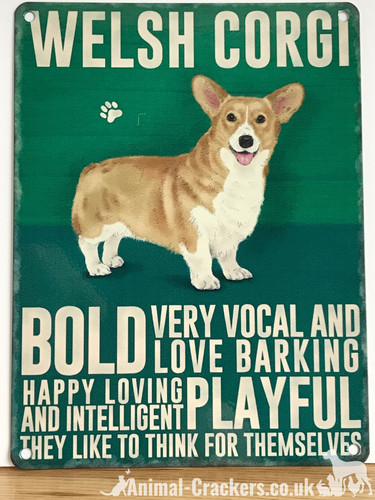 Welsh corgi metal breed - metal,