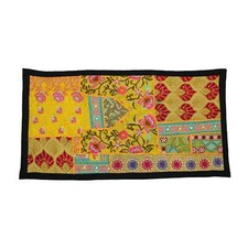 Vintage Embroidered Patchwork Head Board Bohemian Tapestry Wall Hanging Aq