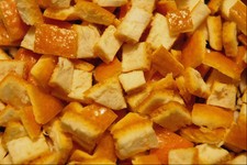 751077 Chopped Orange Peel A4 Photo Texture Print