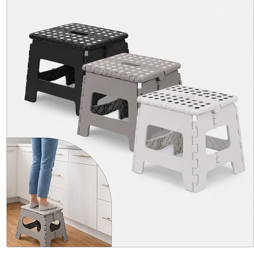 Large folding step stool - folding,